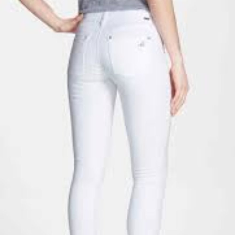 DL 1961 White Emma Legging in Venom Size 29 Snakeskin Embossed Print - Picture 3 of 15